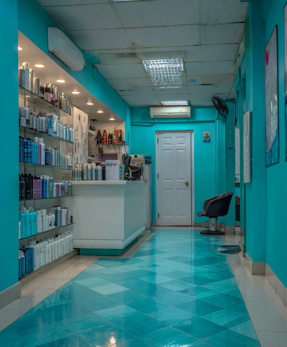 Successful Jamaican entrepreneur in her business